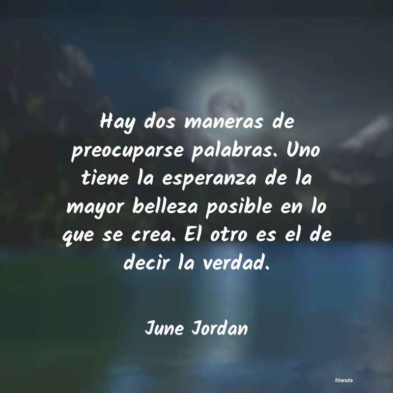 Frases de June Jordan