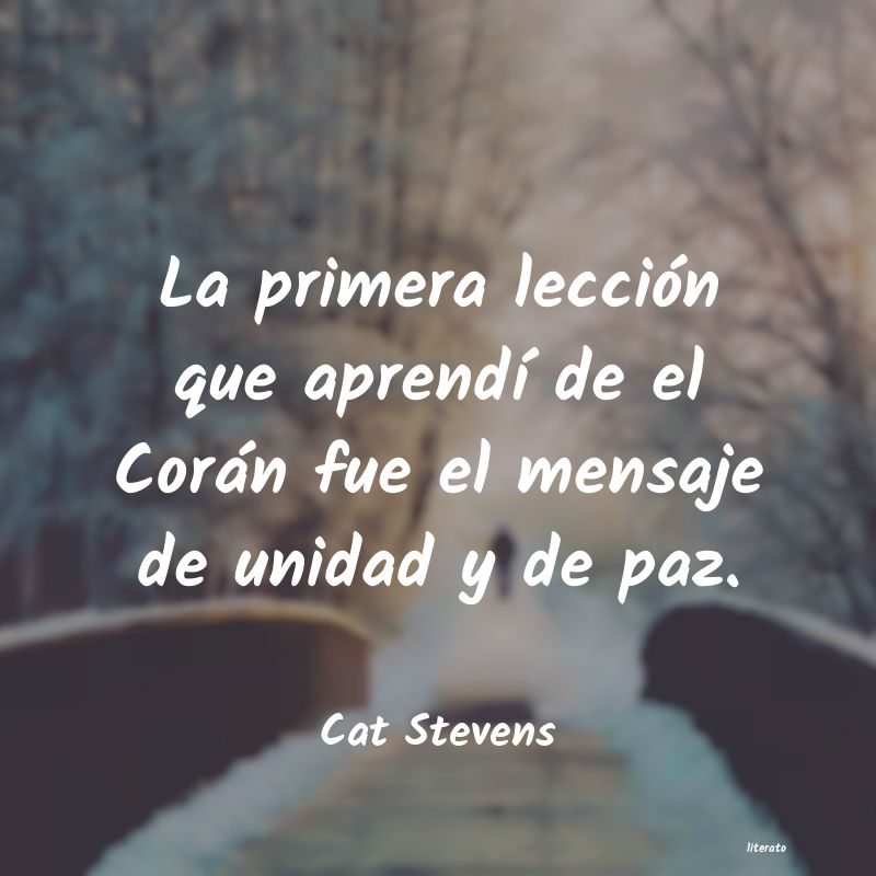 frases de Cat Stevens