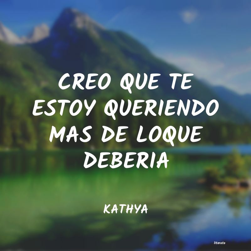 Frases de KATHYA