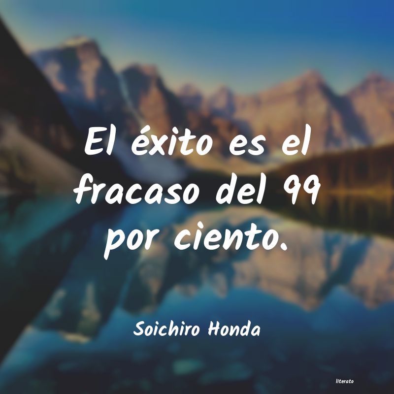 frases de Soichiro Honda
