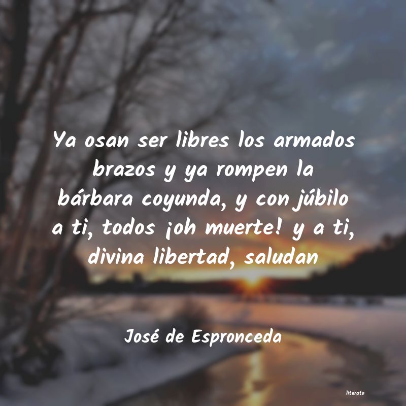 Frases de José de Espronceda