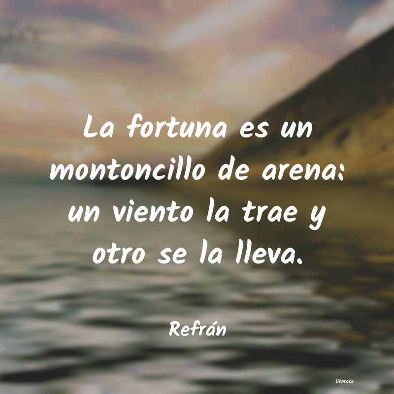 Frases de Refrán