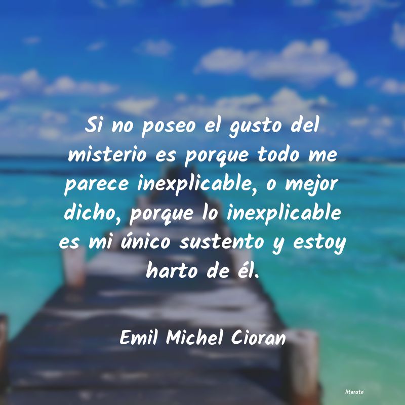 Frases de Emil Michel Cioran