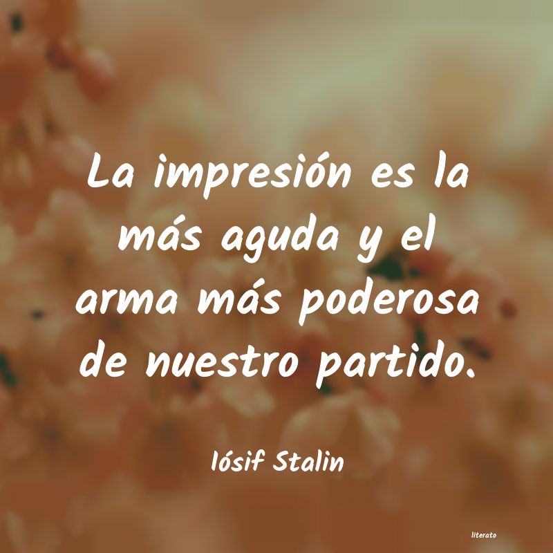 Frases de Iósif Stalin