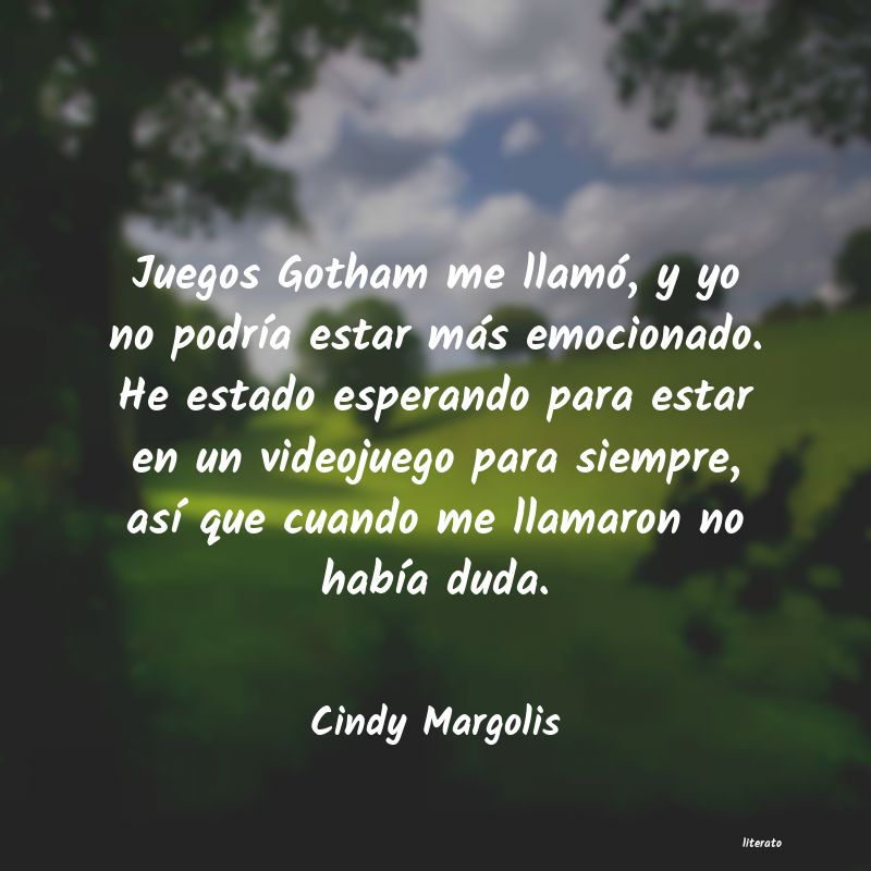 Frases de Cindy Margolis