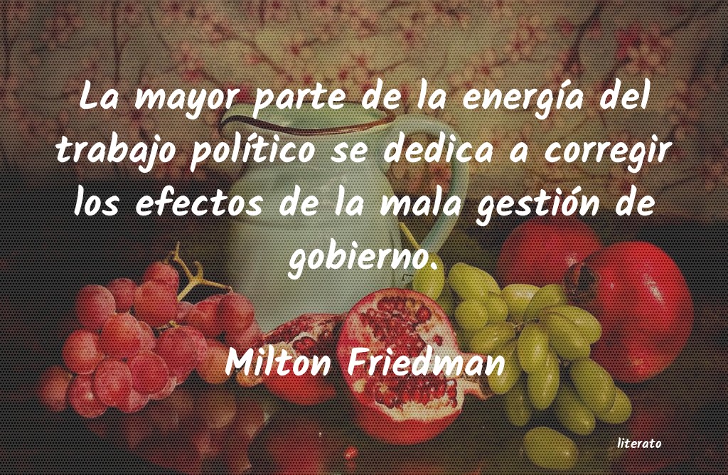 Frases de Milton Friedman