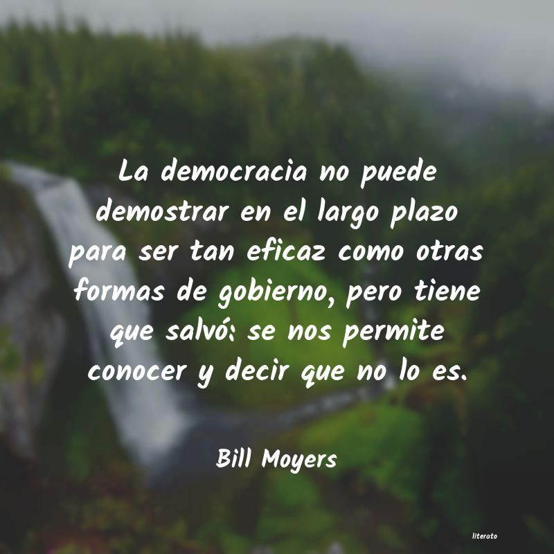 Frases de Bill Moyers