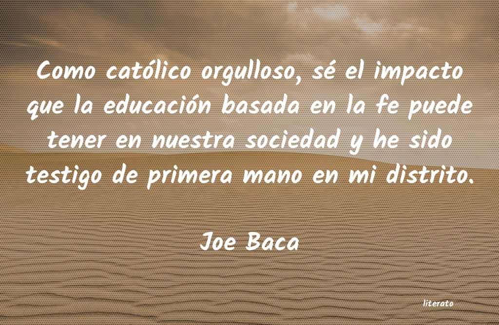 frases de Joe Baca