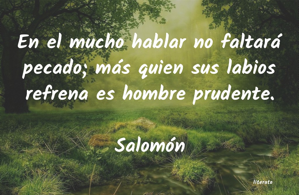 Frases de Salomón