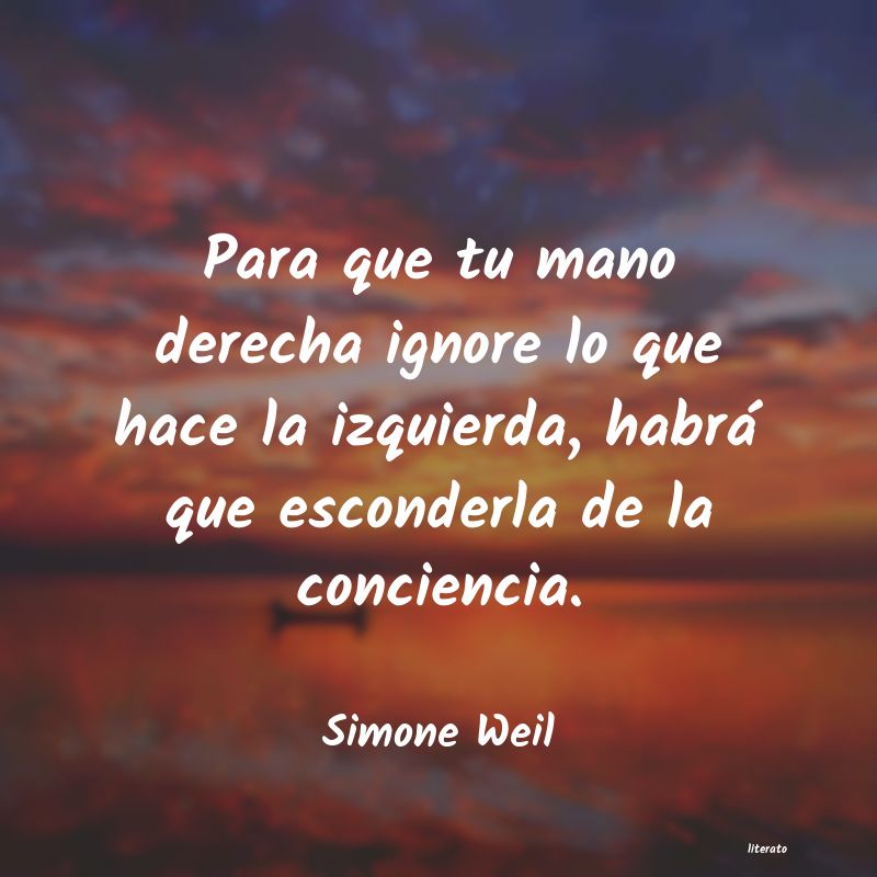 Frases de Simone Weil