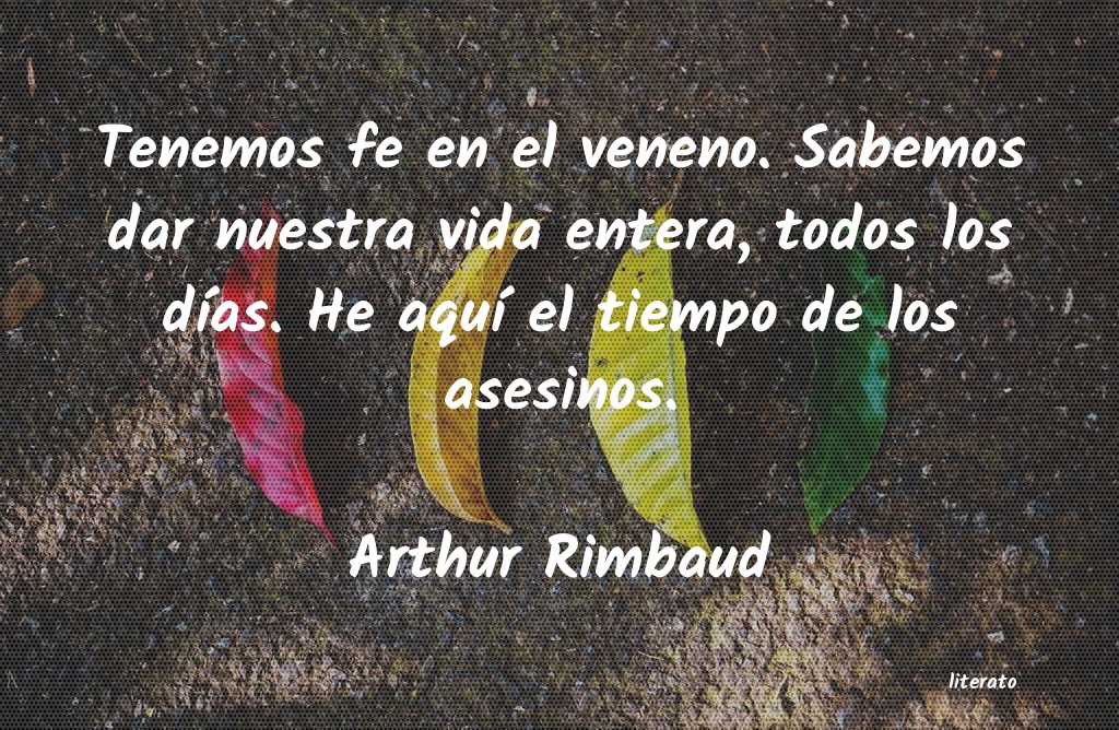 frases de Arthur Rimbaud