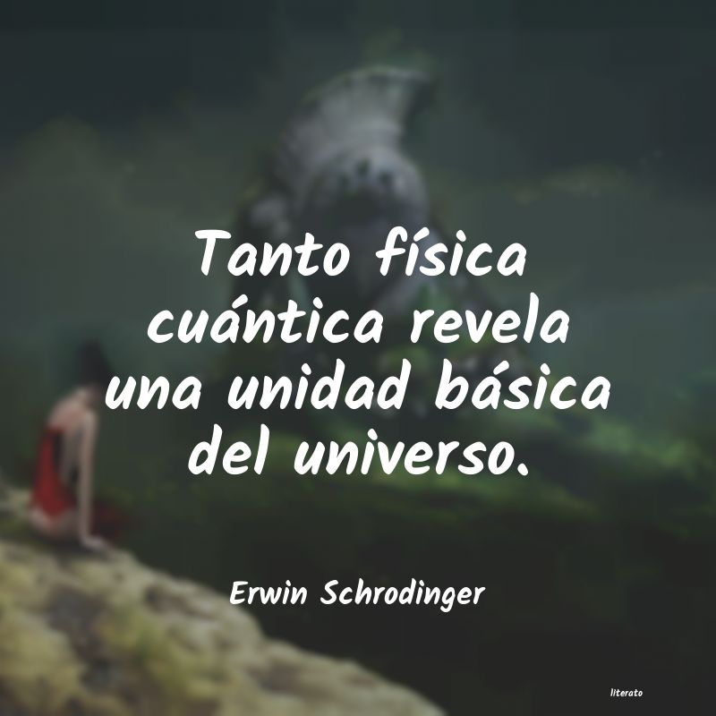 Frases de Erwin Schrodinger