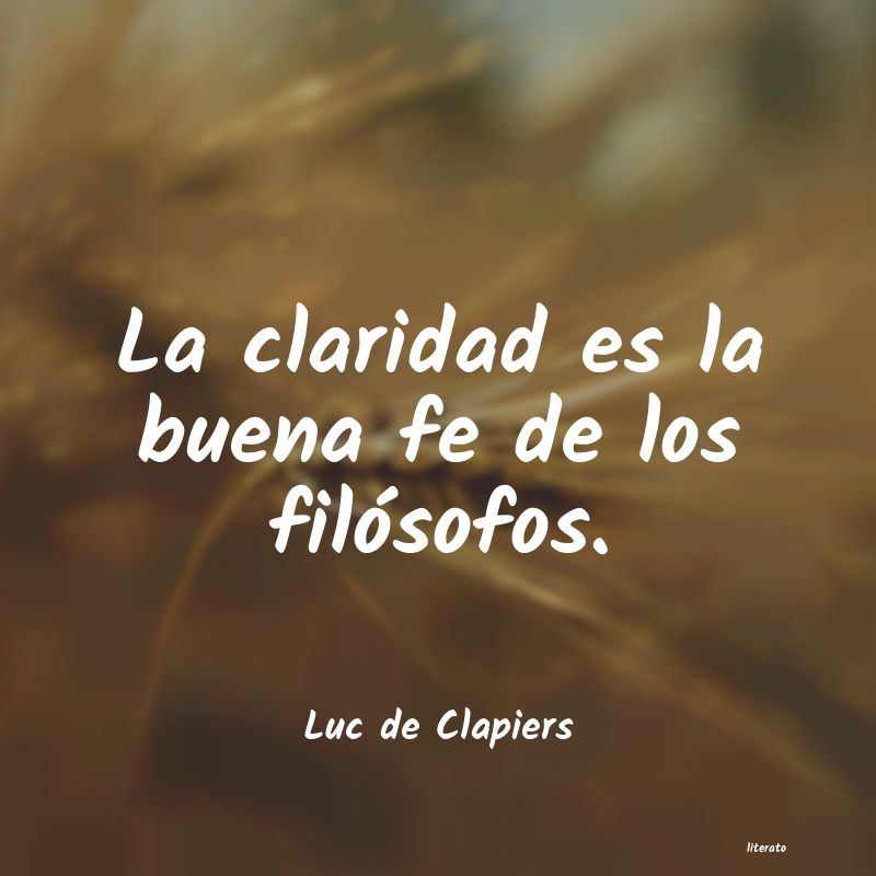 Frases de Luc de Clapiers