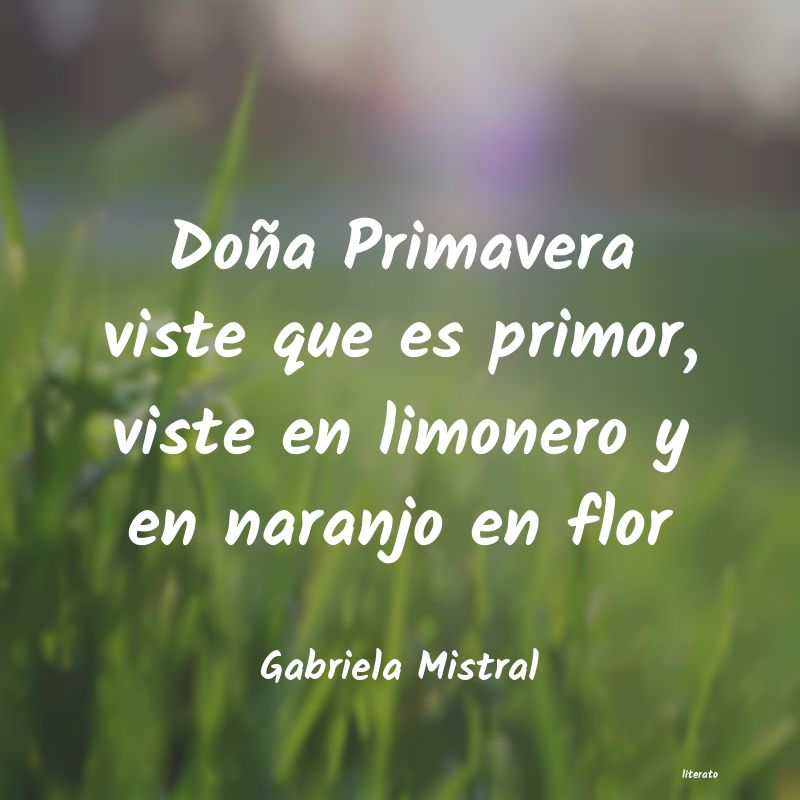 Frases de Gabriela Mistral