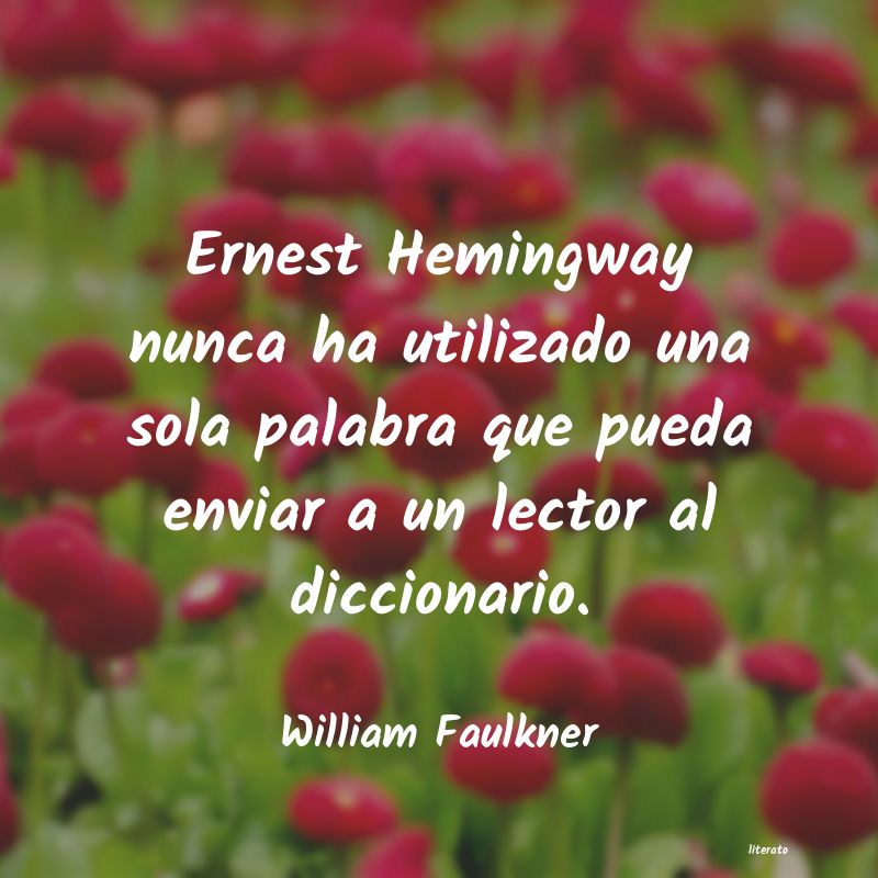 Frases de William Faulkner