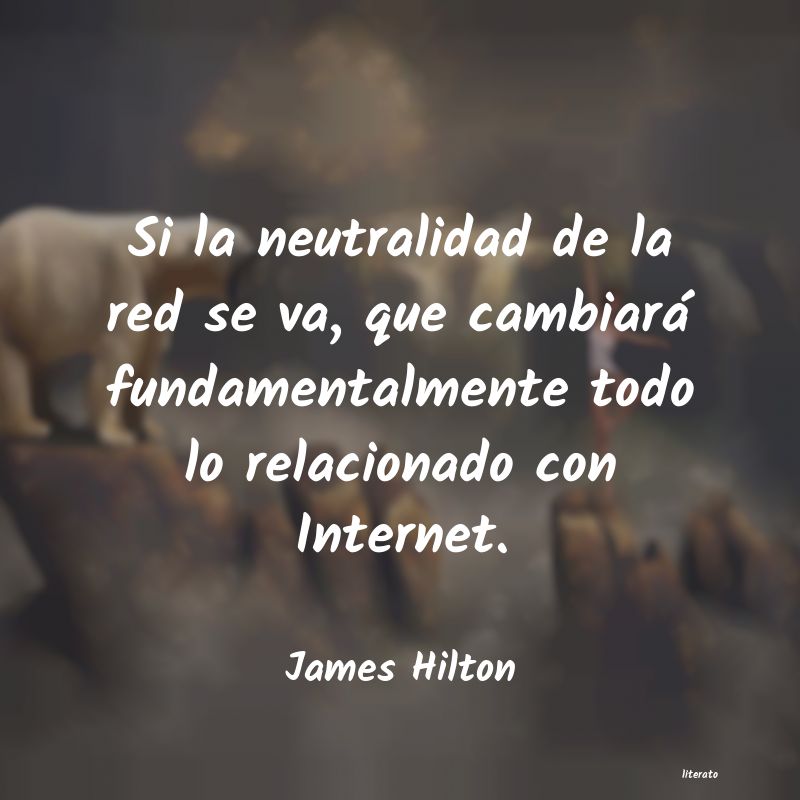 frases de James Hilton
