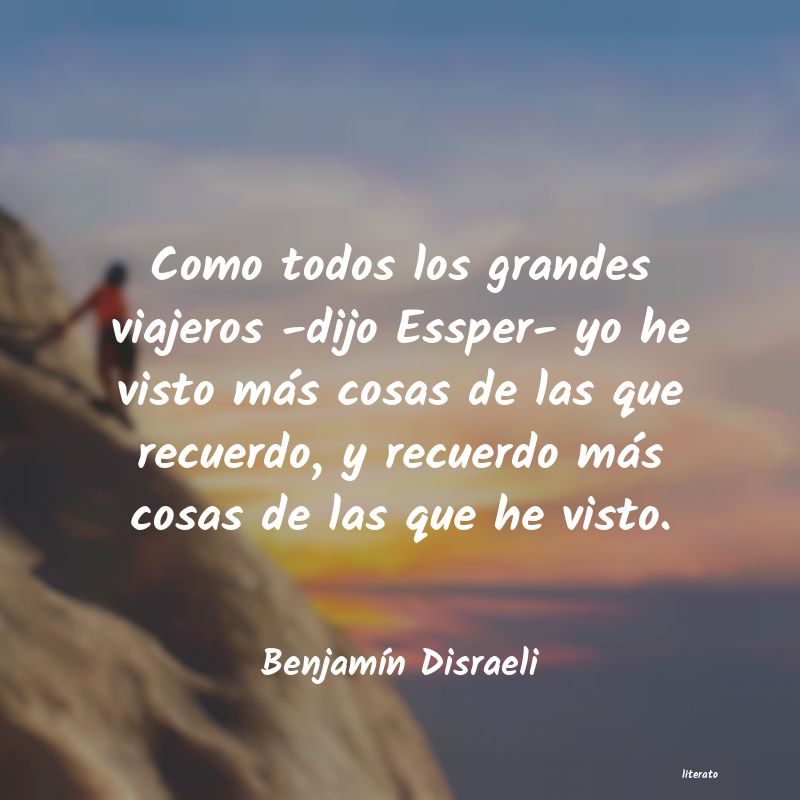 Frases de Benjamín Disraeli