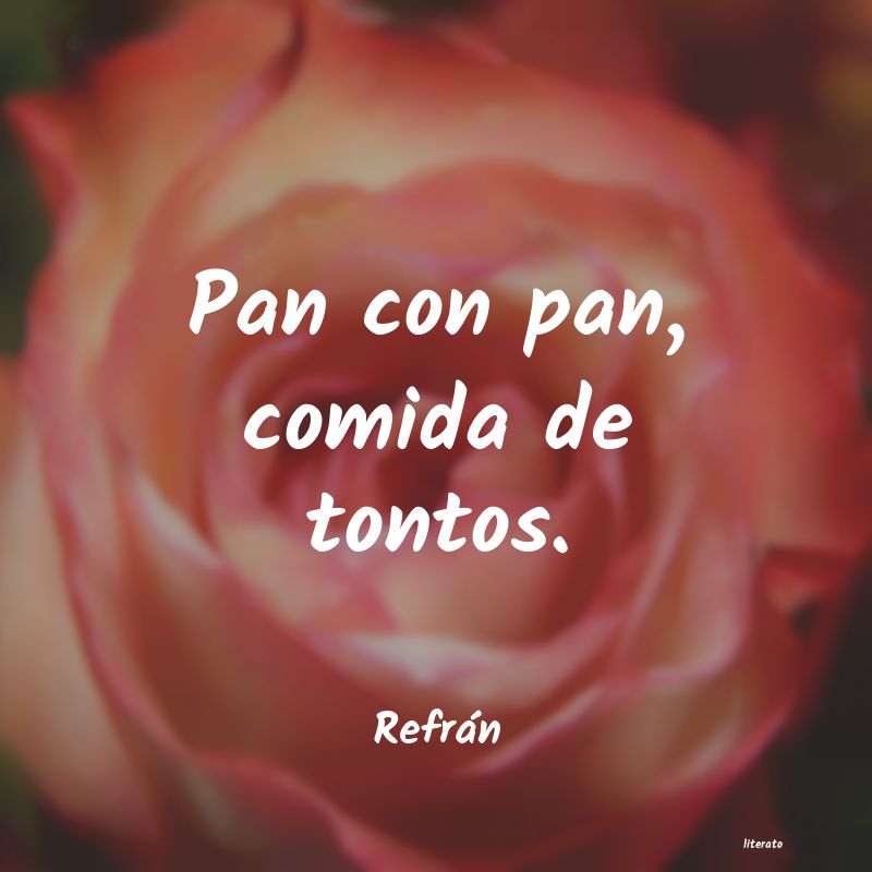 Frases de Refrán