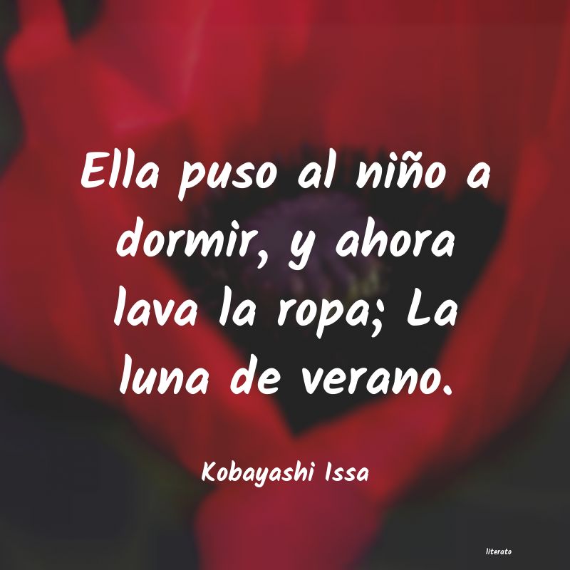 frases de Kobayashi Issa
