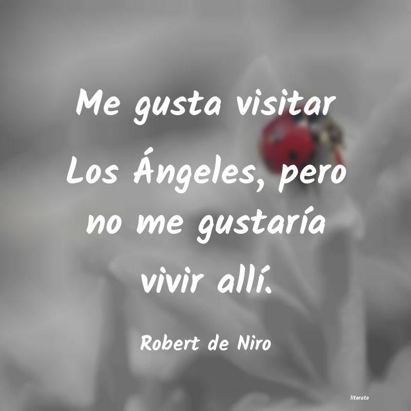 frases de Robert de Niro