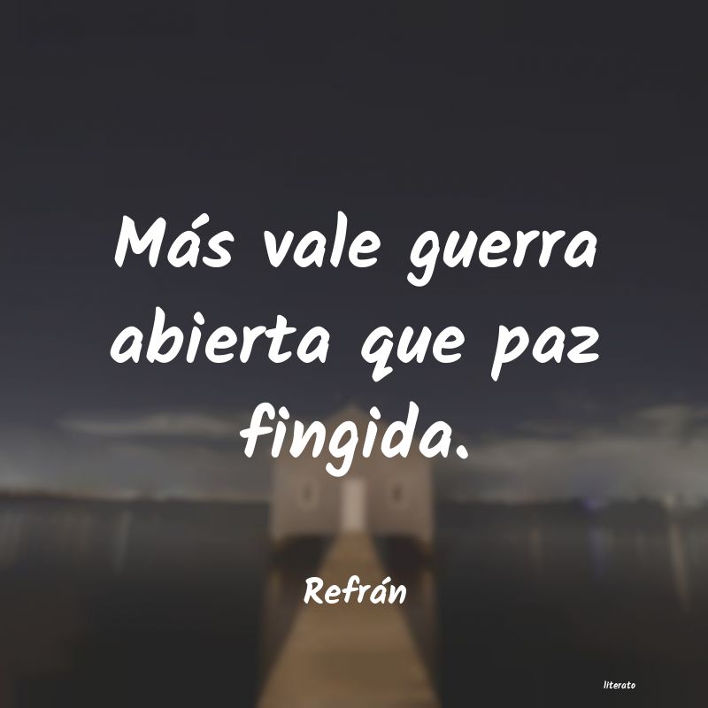 Frases de Refrán