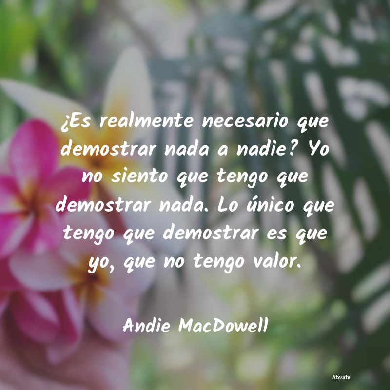 frases de Andie MacDowell