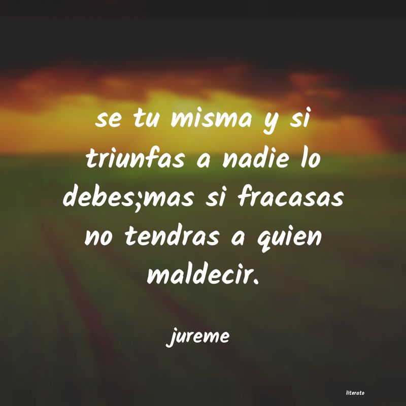 Frases de jureme