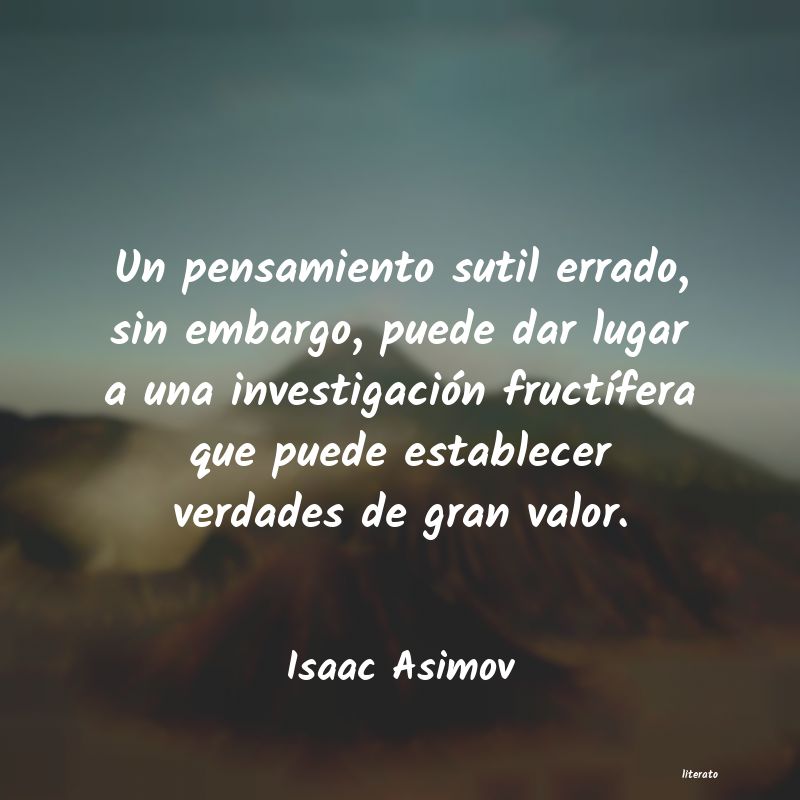 frases de Isaac Asimov
