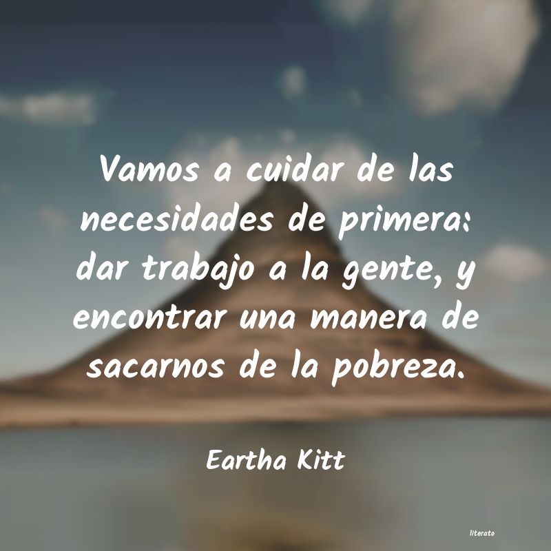 Frases de Eartha Kitt