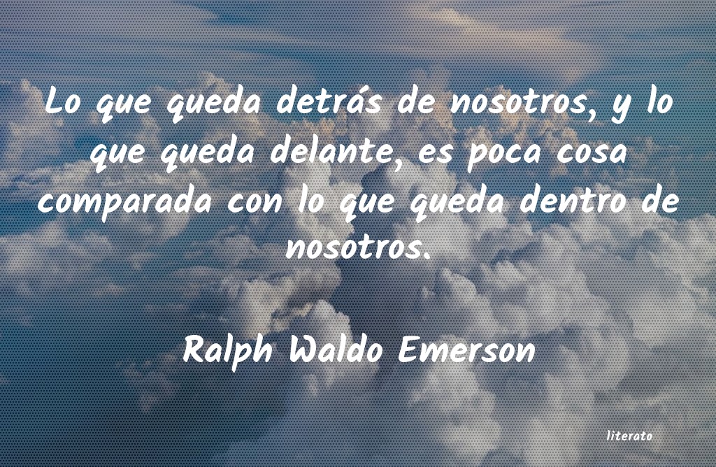 Frases de Ralph Waldo Emerson