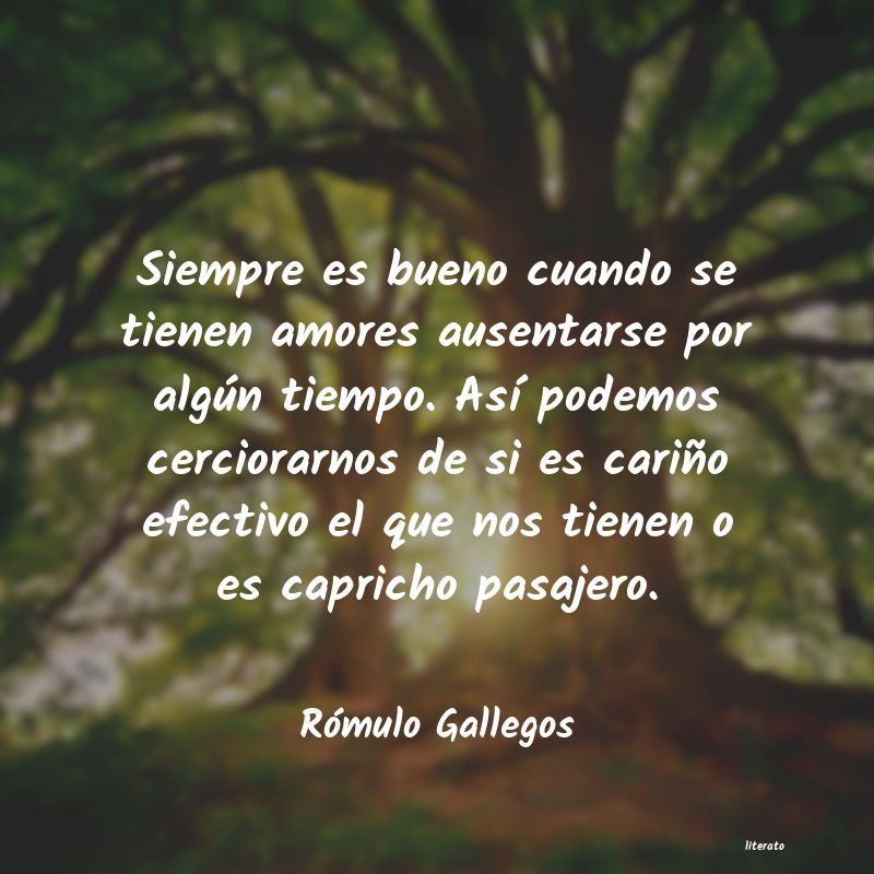 Frases de Rómulo Gallegos