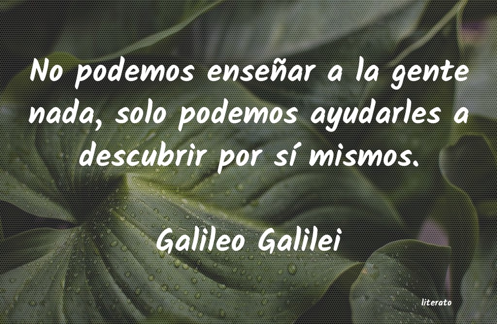 frases de Galileo Galilei
