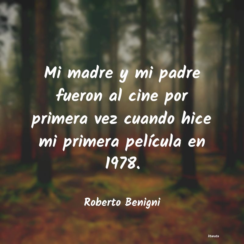 Frases de Roberto Benigni