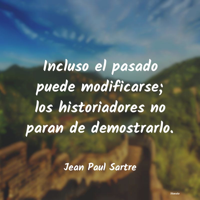 frases de Jean Paul Sartre
