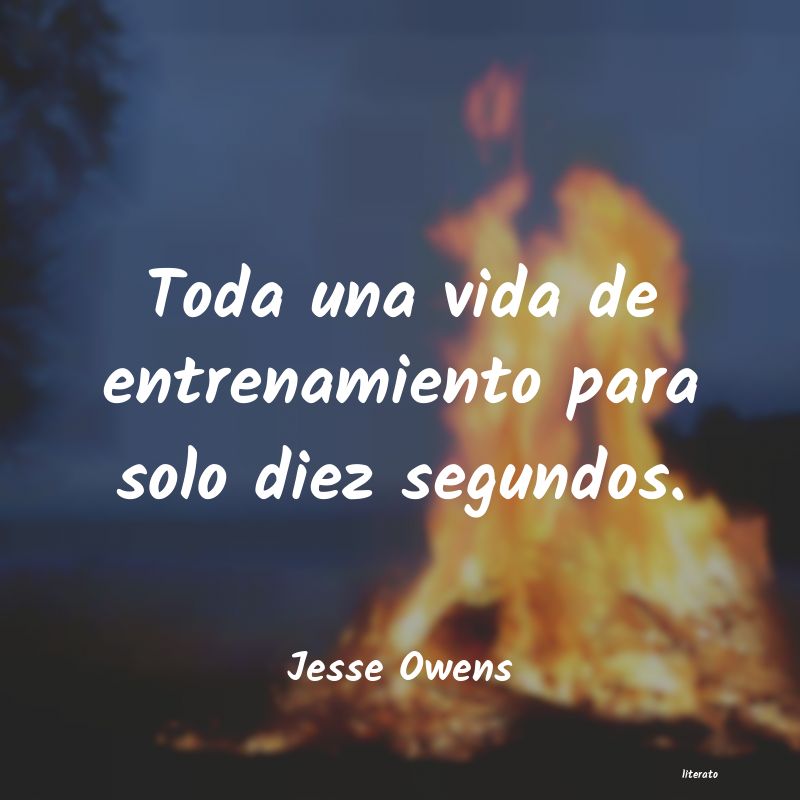 frases de Jesse Owens