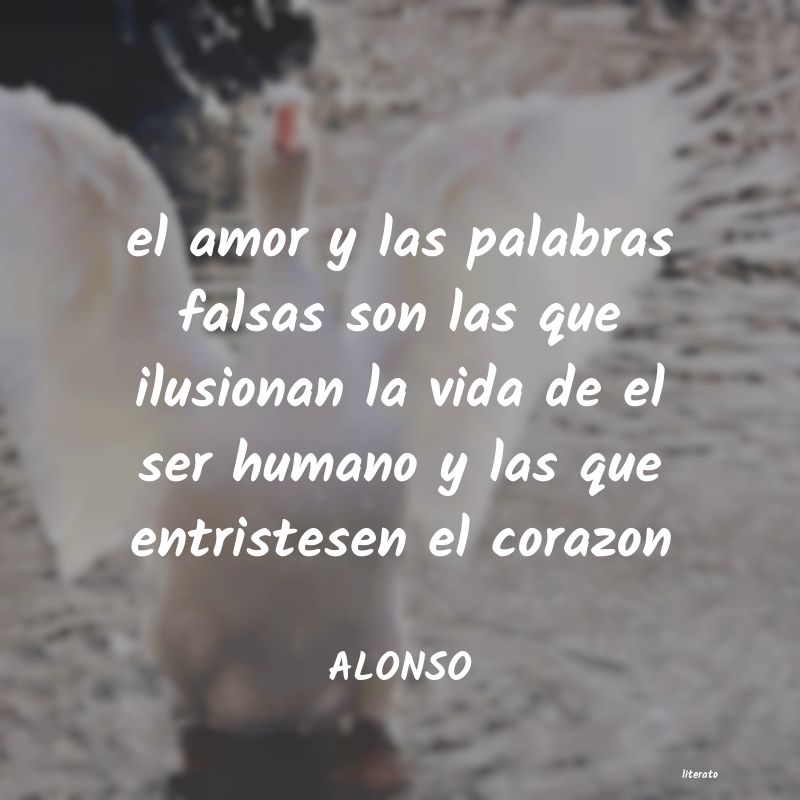 Frases de ALONSO