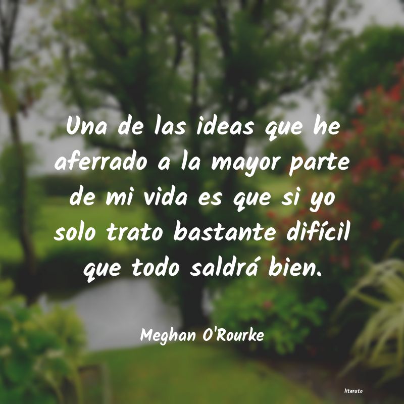 frases de Meghan O'Rourke
