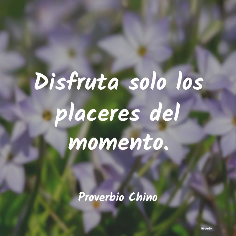 Frases de Proverbio Chino