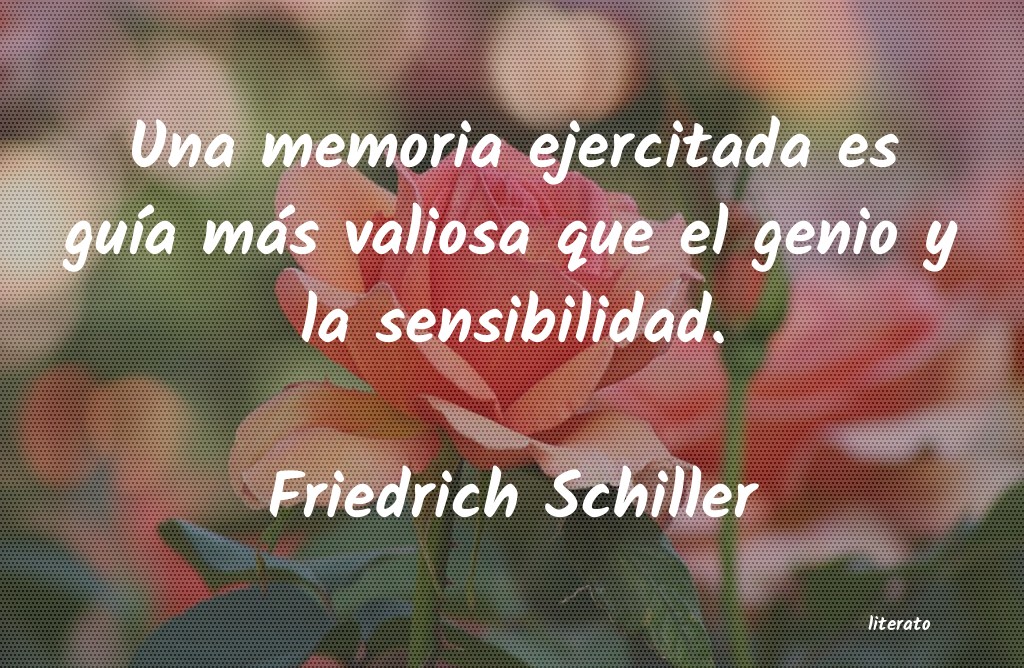 frases de Friedrich Schiller