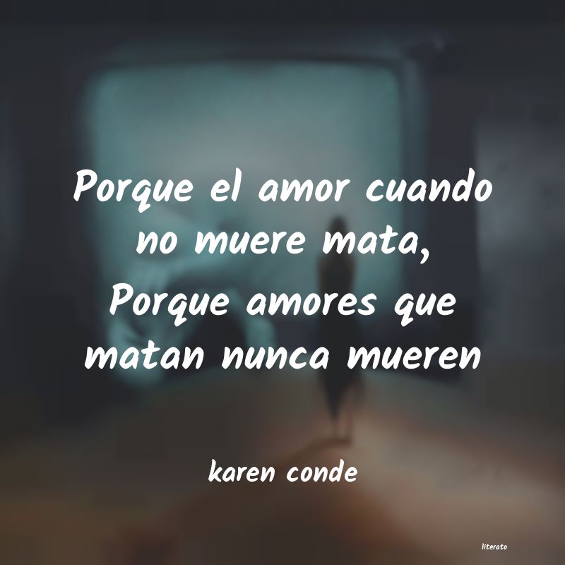 frases de karen conde