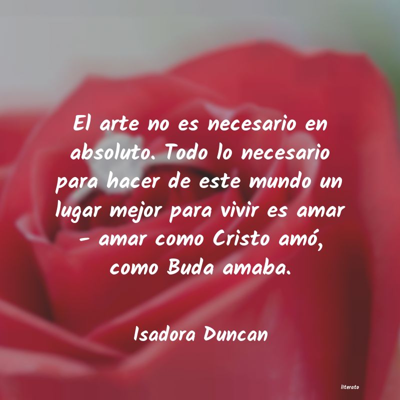 frases de Isadora Duncan