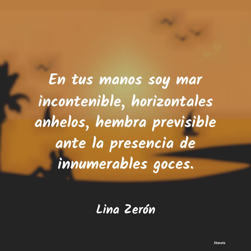 Frases de Lina Zerón