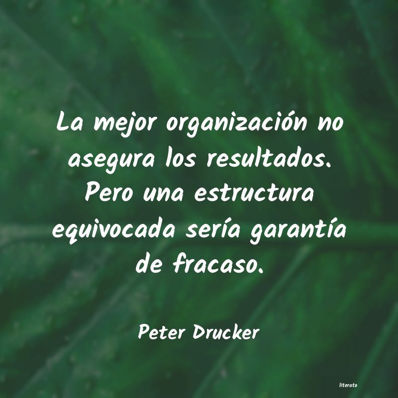 frases de Peter Drucker