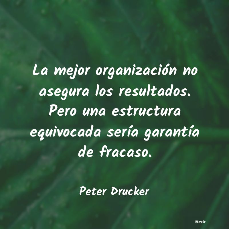 Frases de Peter Drucker