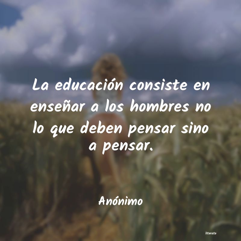 frases de enseÃ±ar