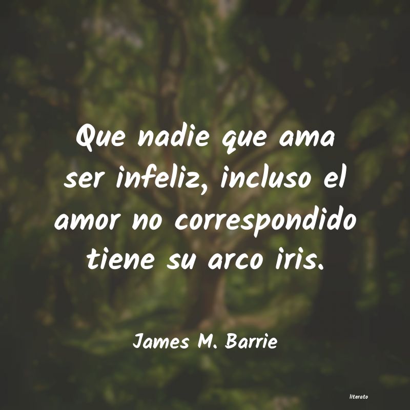 Frases de James M. Barrie