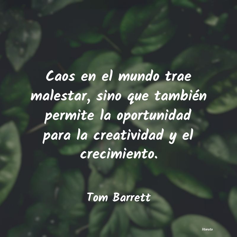 Frases de Tom Barrett