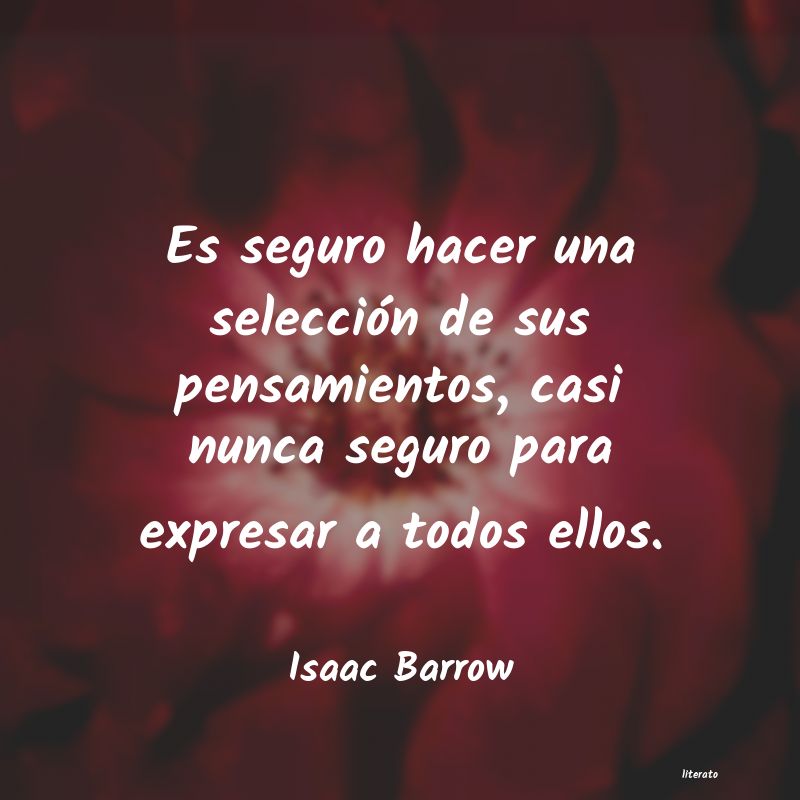 Frases de Isaac Barrow