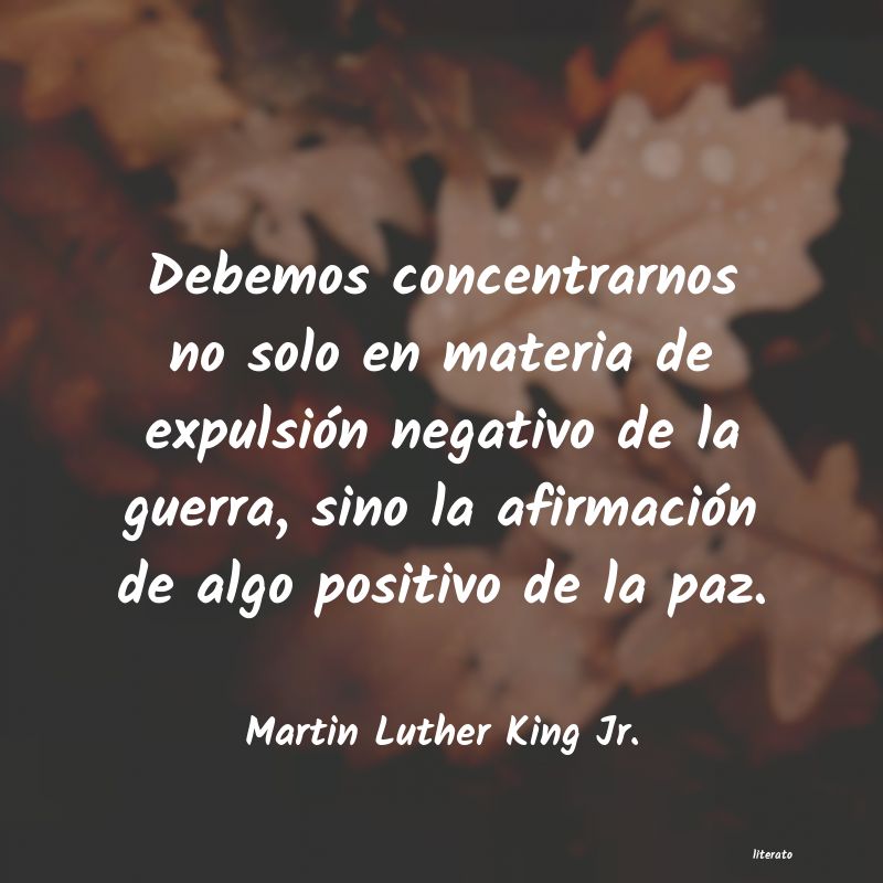 frases de Martin Luther King Jr.