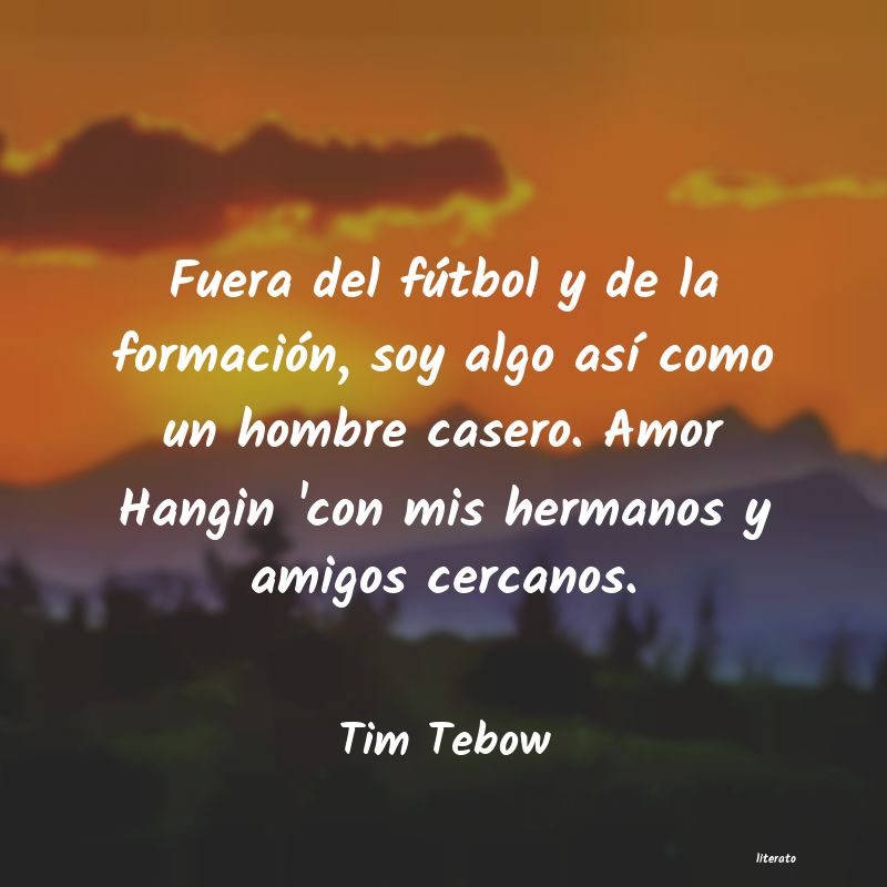 Frases de Tim Tebow